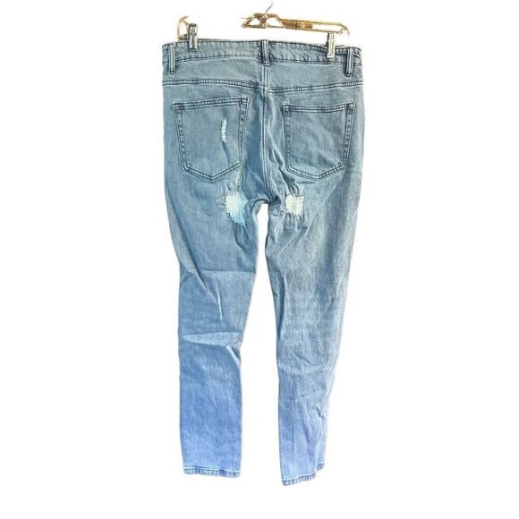 Fashion Nova Men’s Totally Wrecked Jeans Sz 34/30 - Picture 2 of 6